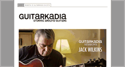 Desktop Screenshot of guitarkadia.com