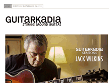 Tablet Screenshot of guitarkadia.com